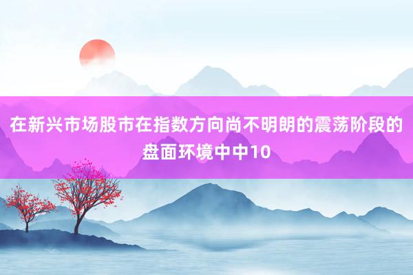 在新兴市场股市在指数方向尚不明朗的震荡阶段的盘面环境中中10