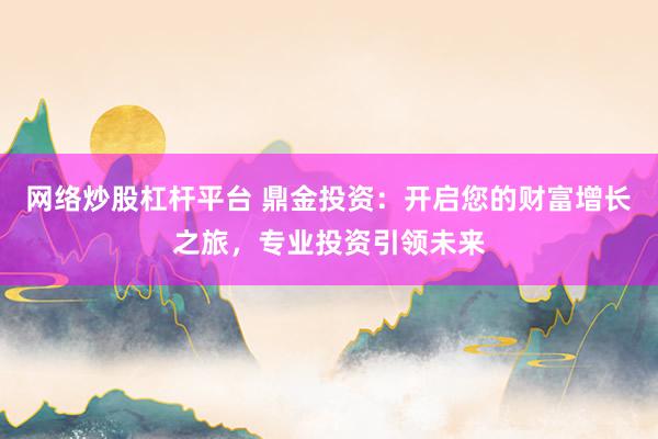 网络炒股杠杆平台 鼎金投资：开启您的财富增长之旅，专业投资引领未来